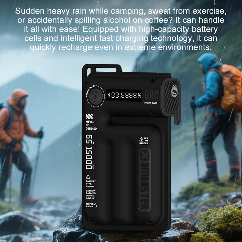 Power Bank Manufacturer - OEM 65W GaN 15000mAh Waterproof