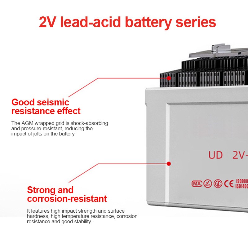 Solar Battery Factory - OEM 2V 100Ah Gel Battery for UPS