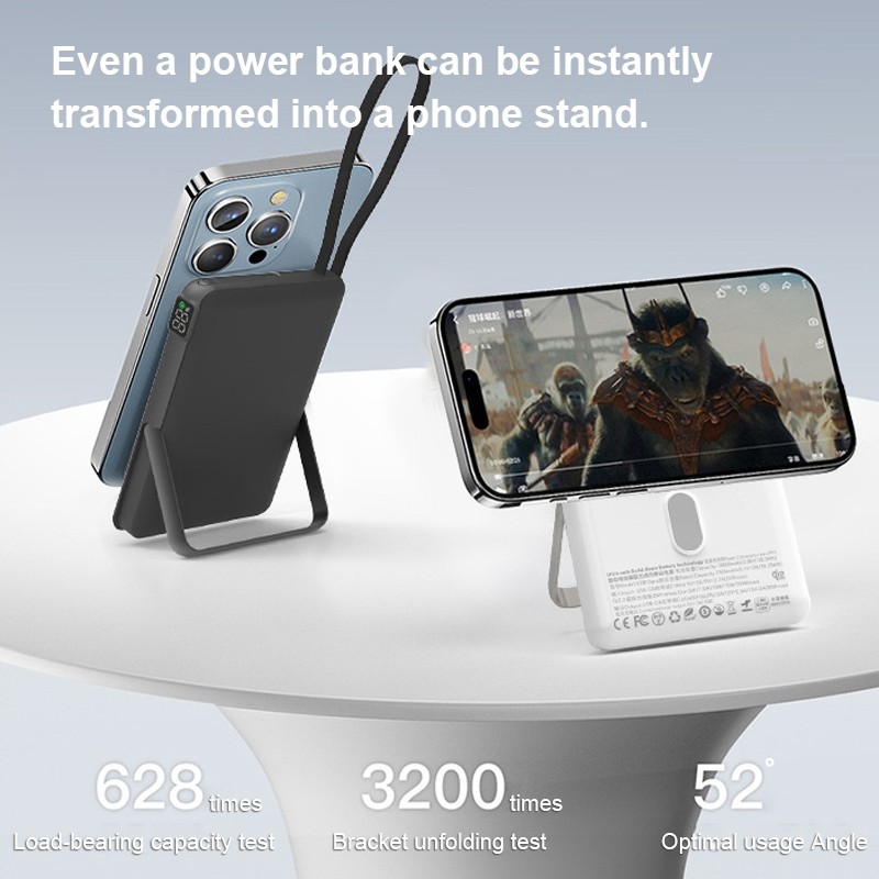 Power Bank Manufacturer - OEM Magnetic 10000mAh with Holder