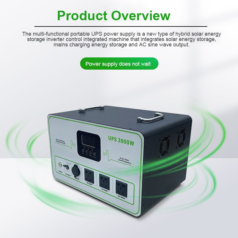 Lithium UPS Supplier - OEM 3KW Office Computer Backup