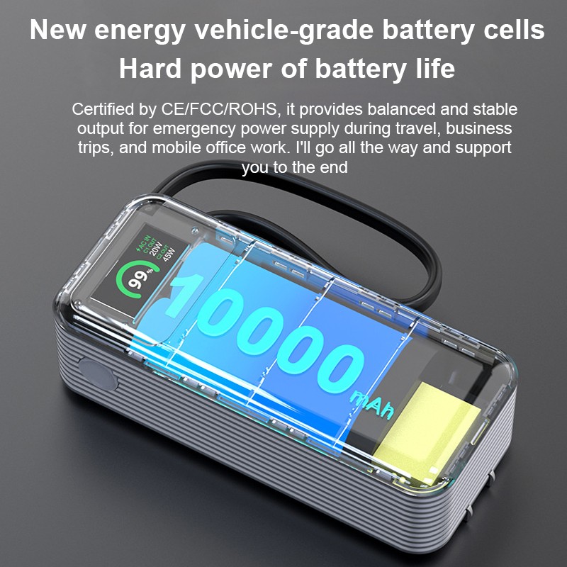 Power Station Supplier - OEM GaN 10000mAh Digital Display