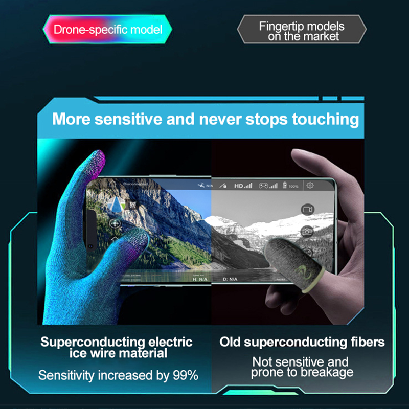 Finger Sleeves Factory - OEM Enhanced Grip Drone Controller
