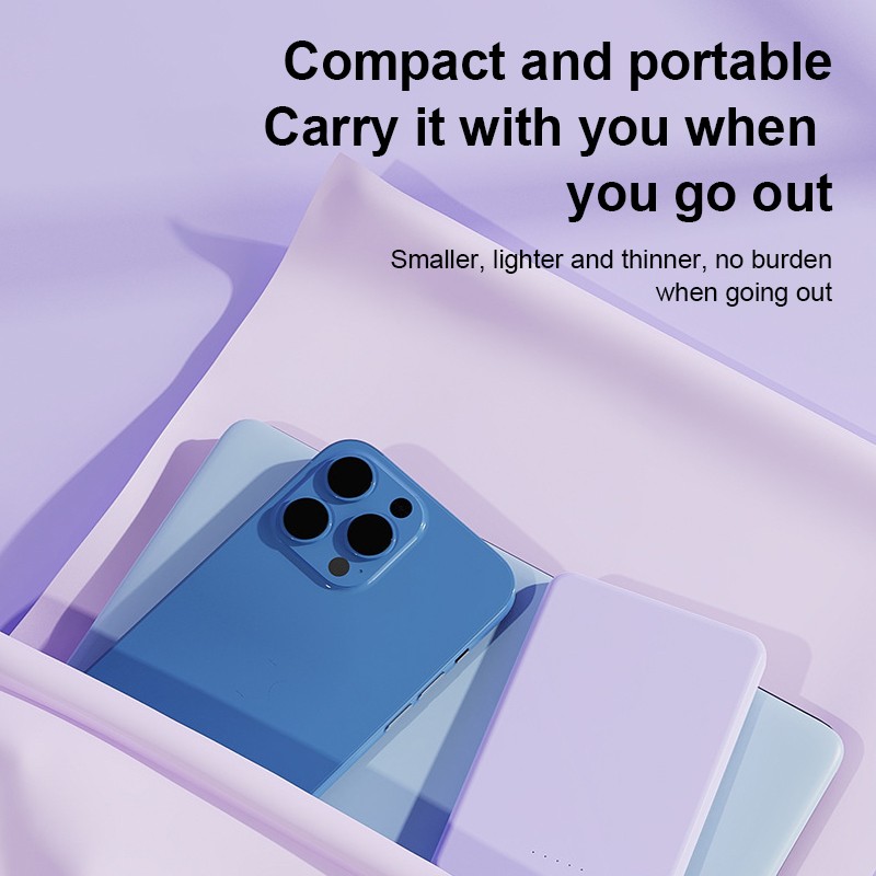 Power Bank Factory - OEM 5000mAh Solid-State Magnetic 3-in-1