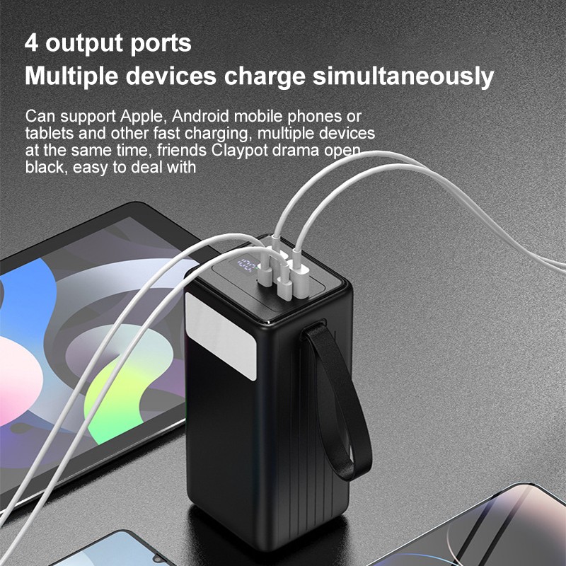 Power Bank Supplier - OEM 50000mAh 4USB Type-C Output