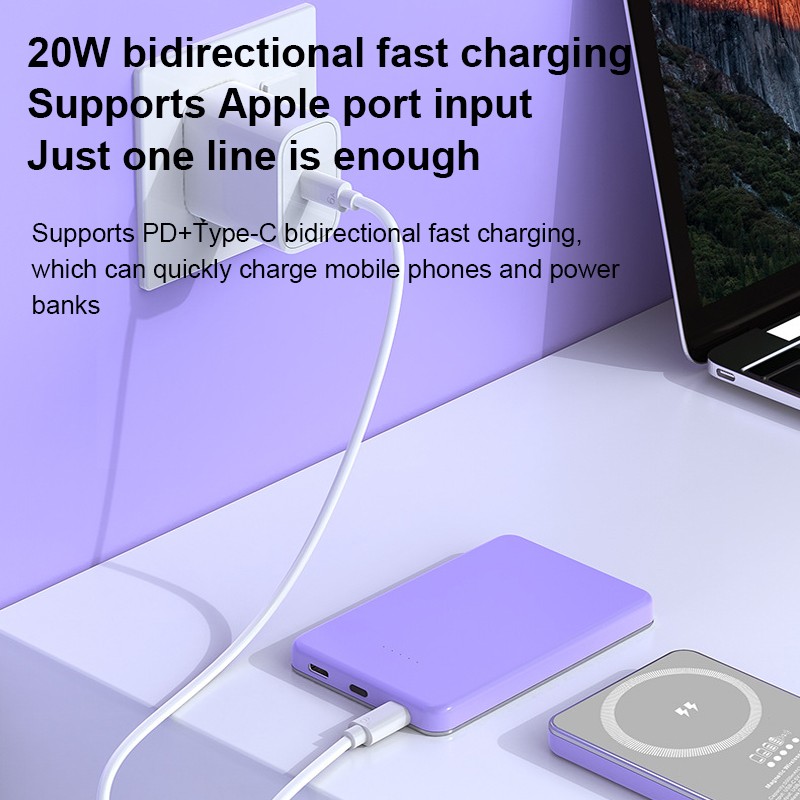 Power Bank Supplier - OEM 5000mAh Ultra-Thin Magnetic