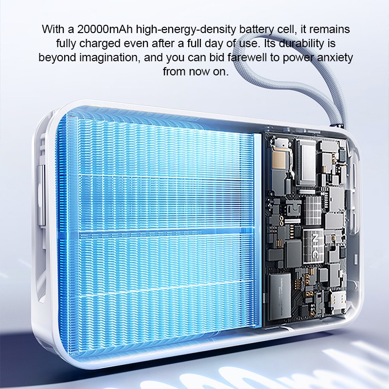 Power Bank Supplier - OEM 65W GaN Retractable Cable