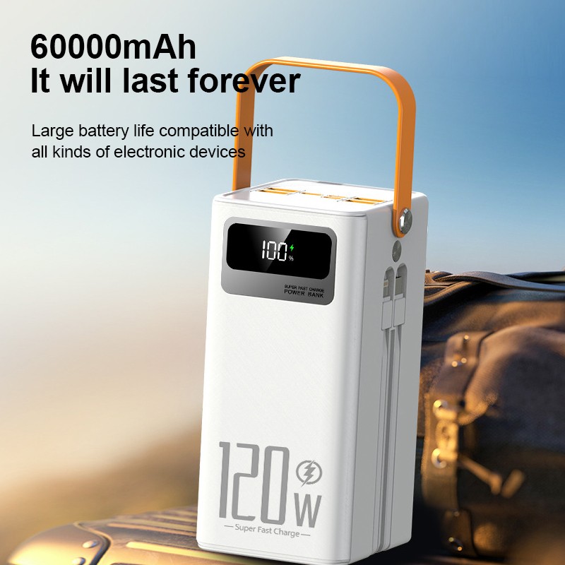 Power Station Supplier - OEM PD120W 60000mAh Laptop Charger