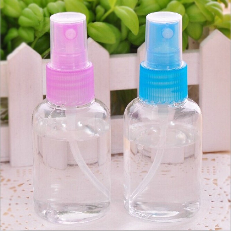PET Portable Cosmetics Package Oil Serum Perfume Transparent Empty Bottle 30 ml 50ml 100ml Plastic Spray Bottles for Liquid