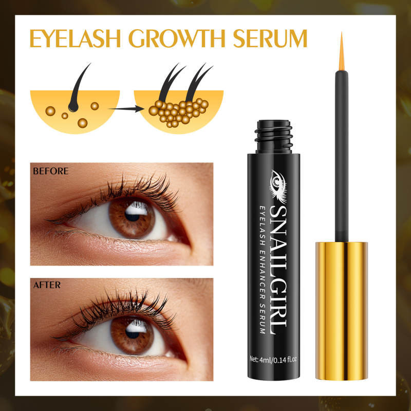 SNAILGIRL Gentle Colorless Non-Irritating Natural Curl New Cross-Border Makeup for Eyelash Growth Enhancer Serum Treatments