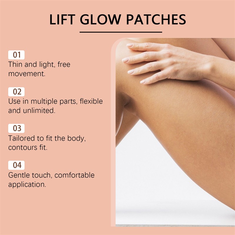 South Moon 10pcs Lift Glow Patches Thigh Arm Shaping Skin Moisturizing Firming Lifting Discomfort Relieving Patch