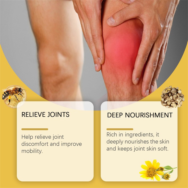 HOUKEA 30g Bee Venom Bone Joint Cream Moisturizing Nourishing Soothing Swelling Reducing Muscle Joint Pain Relief Cream