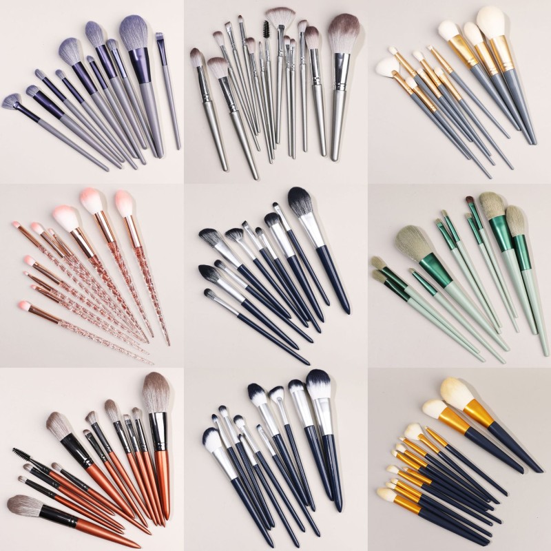 Luxury Makeup Brushes 12pcs Make up Brushes Set Eyeshadow Nose Shadow Lying Silkworm Makeup Cosmetic Brush