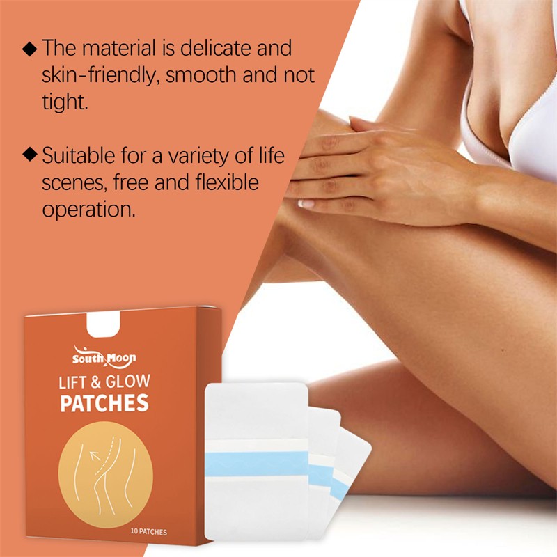 South Moon 10pcs Lift Glow Patches Thigh Arm Shaping Skin Moisturizing Firming Lifting Discomfort Relieving Patch