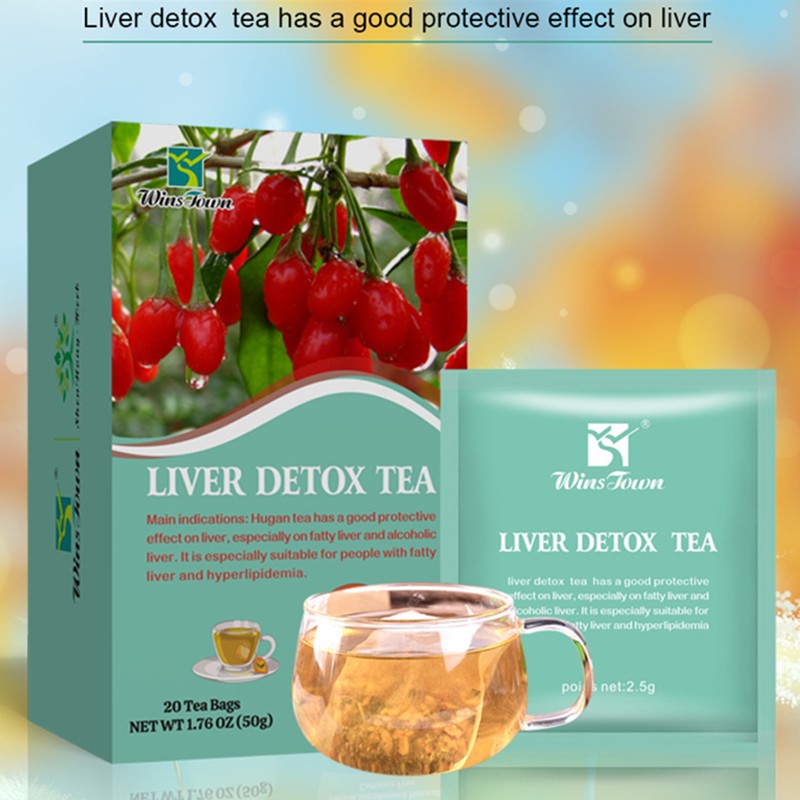 Wins Town 20pcs Liver Detox Tea Heat Clearing Blood Sugar Lipid Lowering Lungs Moistening Moisture Removing Tea