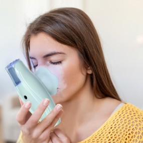 LR-06 Wireless Handheld Warm Facial Eyes Hot Steamer Humidifier Small Molecule Eye SPA Moisturizing Nebulizer