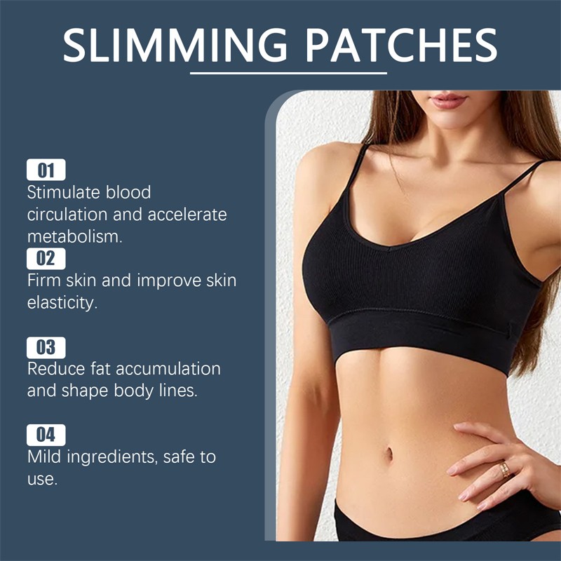 Ximonth 12pcs Slim Flat Stomach Patches Firming Elasticity Improving Body Lines Shaping Afslankpleister Slimming Patch