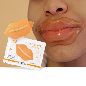 LAIKOU Vitamin C Jelly Overnight Lip Mask Custom Label Individual Pack Quick Film Lock in Nutrients Lip Care Makeup Primer