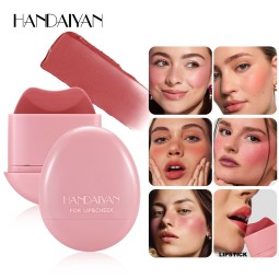 HANDAIYAN Pebble Pocket Blush Cream Tint Stick 5 Colors Blusher for Lip Cheek
