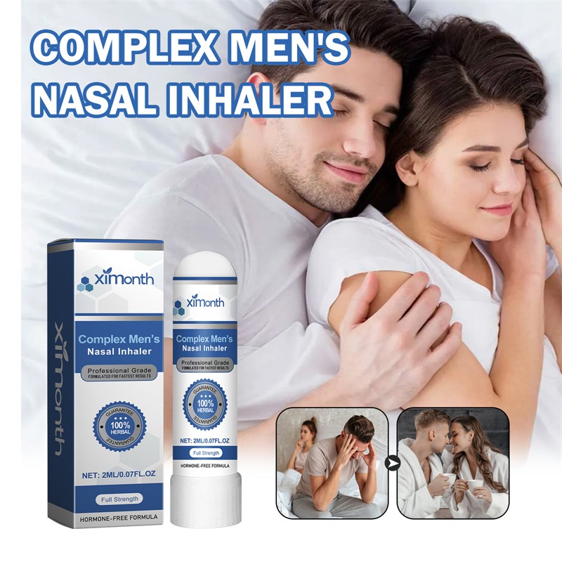 Ximonth 2ml Complex Men's Nasal Inhaler Fast Startup Time Promoting Night Life Intimacy Protecting Natural Nasal Inhalers