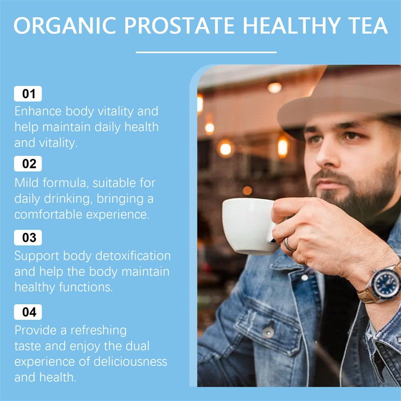 Googeer Organic Prostate Healthy Tea Body Vitality Endurance Improving Strength Enhancing Detoxifying Endurance Improving Tea