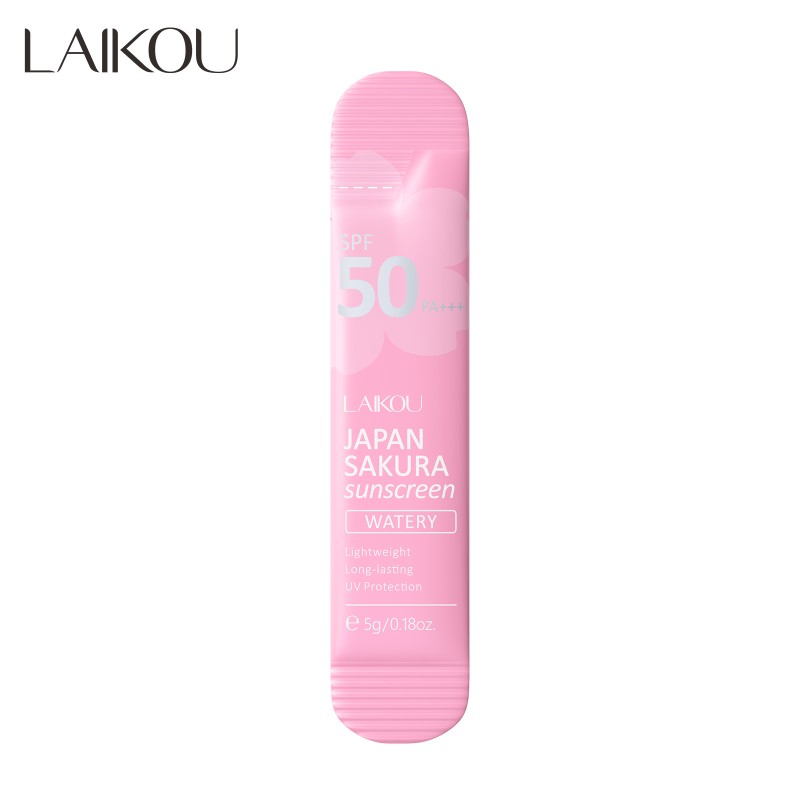 Sakura 5g Waterproof Moisture Face Cream for Adults Female UV Protection SPF 50 PA+++ Brightening Skin Care Sunscreen Sun Block