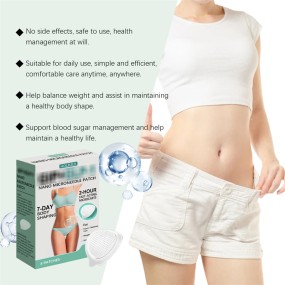 HOUKEA 4pcs Nano Microneedle Patches Blood Sugar Controlling Weight Reducing Patch