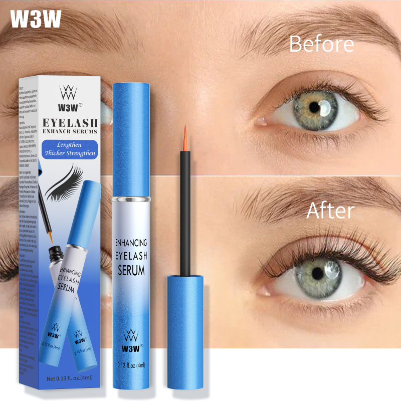 W3W Transparent Colorless Enhancing Eyelash Serum Lengthening Curls Gentle Eyelash Growth Treatments