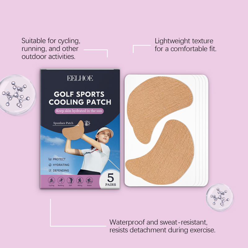EELHOE Herbal Eye Care Golf Sports Cooling Patch Gentle Nourishing Daily Defending Eye Mask Sheet Moisturizing Skin Elasticity