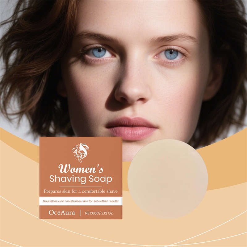 OCEAURA 60g Cleaning Moisturizing Nourishing Soothing Smoothing Women Shaving Soap