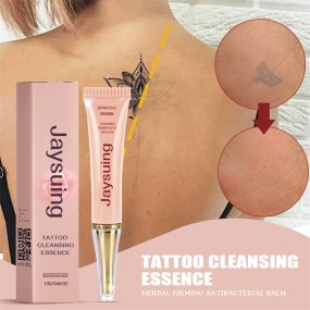 Jaysuing 13g Tattoo Cleansing Essence Herbal Firming Anti Bacterial Balm Tattoo Removal Solution Embroidery Print Removing Cream