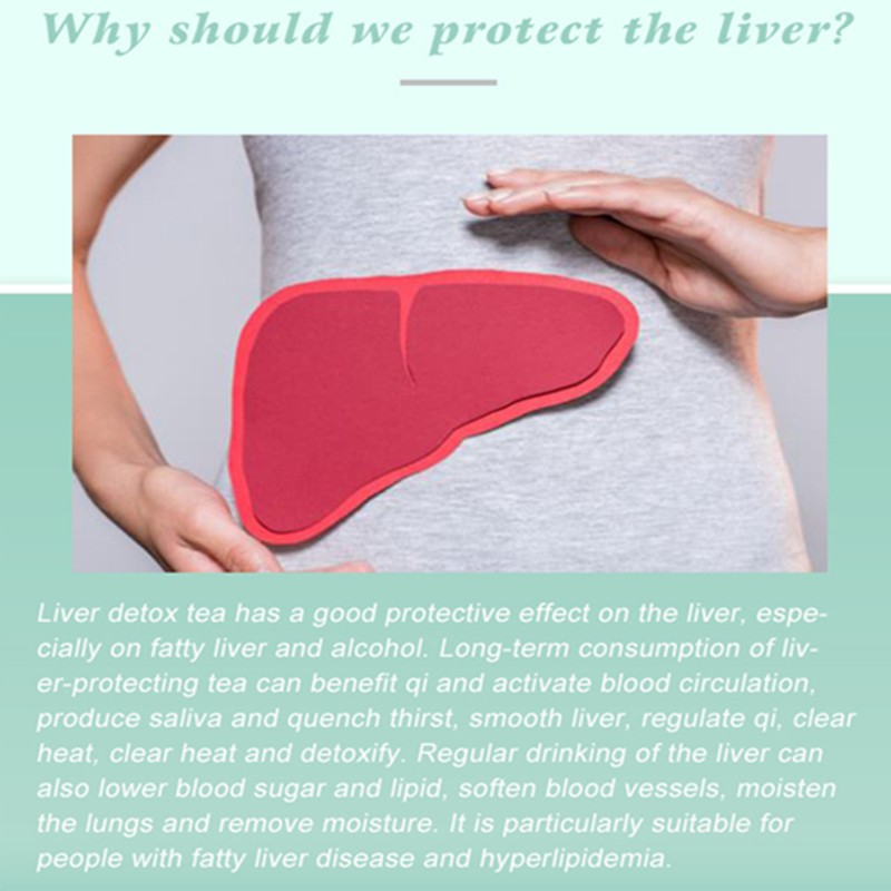 Wins Town 20pcs Liver Detox Tea Heat Clearing Blood Sugar Lipid Lowering Lungs Moistening Moisture Removing Tea