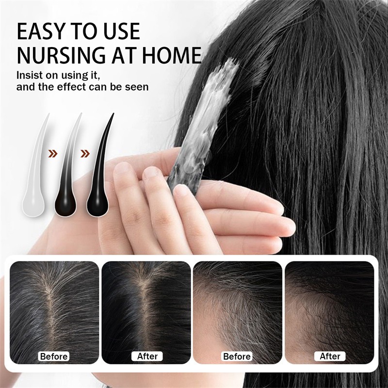 South Moon 30ml Black Hair Shampoo Nourishing Repairing Darkening Loss Reducing Dandruff Removing Itch Relieving Hair Shampoos