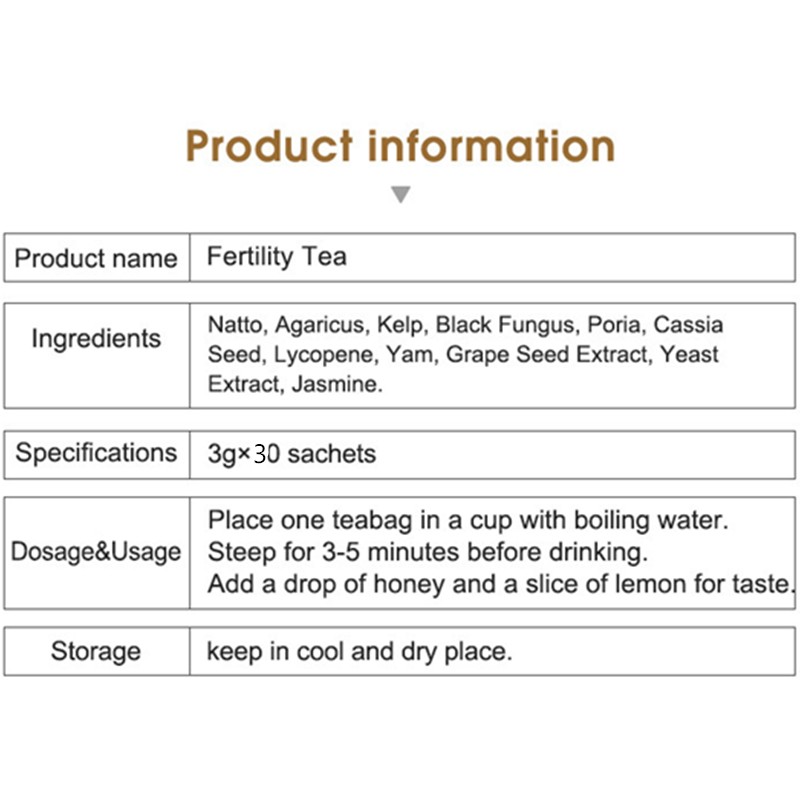 Wins Town 30bags Upgraded Version Women Fertility Tea Reproductive Health Supporting Conceiving Enhancing Tea to Get Pregnant