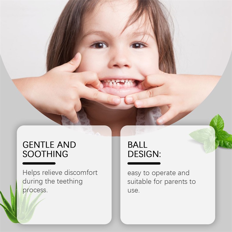 OUHOE 10ml Teething Relief Roller Teeth Discomfort Soothing Moisturizing Refreshing Teeth Care Roller