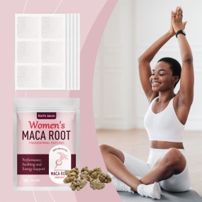 North Moon Female Transdermal Sticker Body Internal Balance Adjusting Energy Supporting Women Maca Root Transdermal Patches