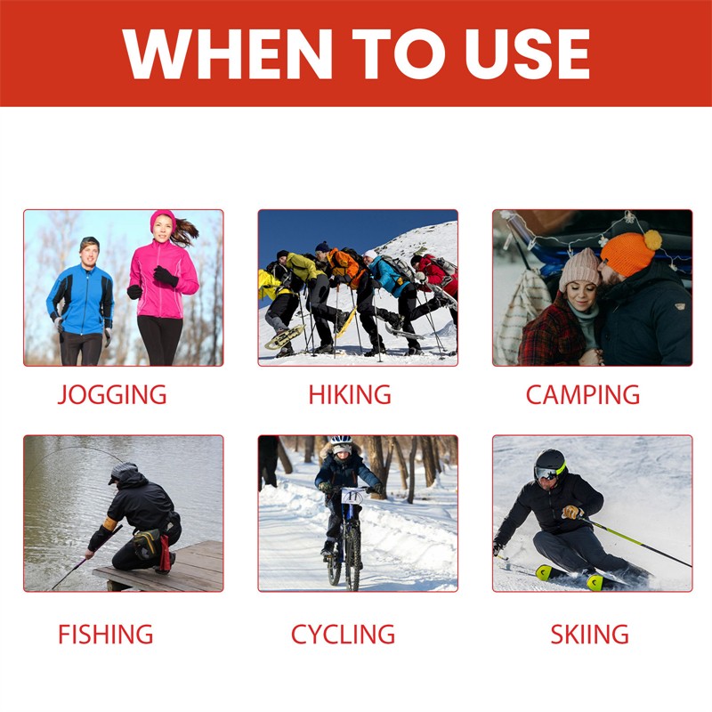 OUHOE 18 Hours Heating Hand Warmers Wholesale Hiking Fishing Cycling Skiing Disposable Portable Instant Hand Warmer Heat Packs