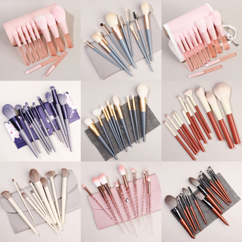 Luxury Makeup Brushes 12pcs Make up Brushes Set Eyeshadow Nose Shadow Lying Silkworm Makeup Cosmetic Brush