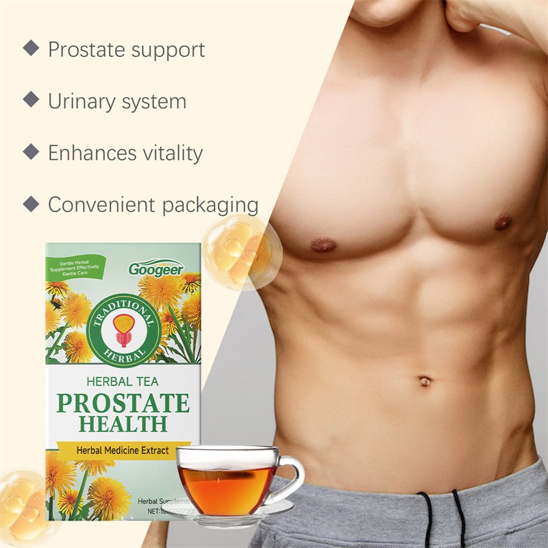 Googeer 100g Herbal Prostate Tea Prostate Health Maintaining Discomfort Improving Vitality Enhancing Prostate Tea for Men