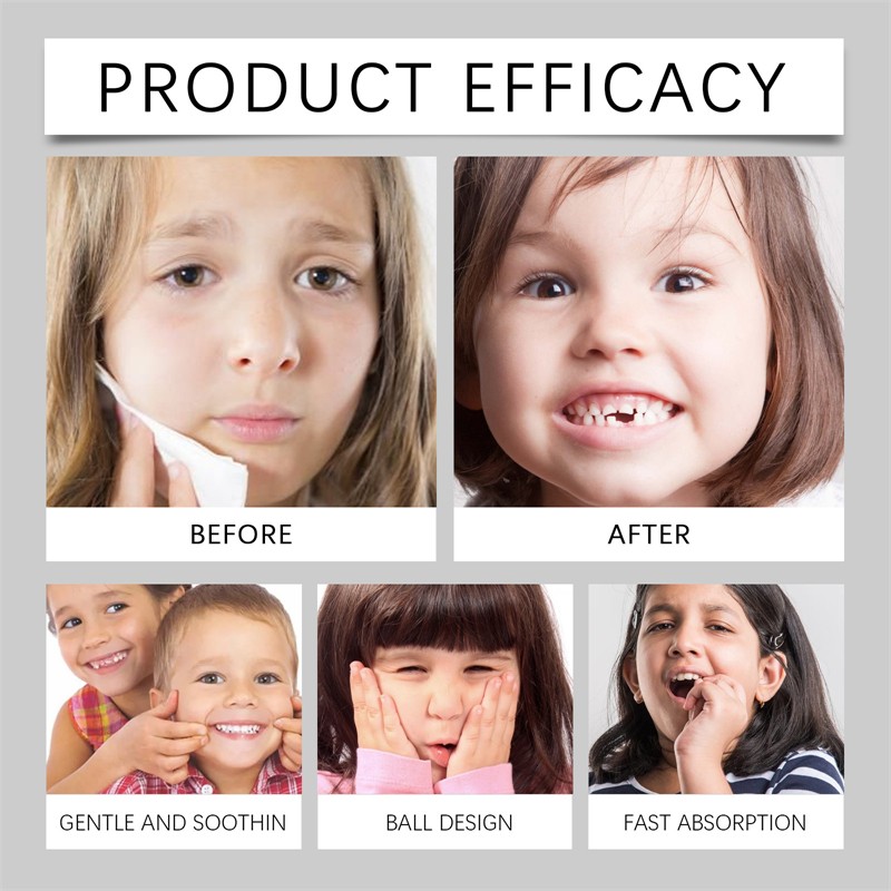 OUHOE 10ml Teething Relief Roller Teeth Discomfort Soothing Moisturizing Refreshing Teeth Care Roller