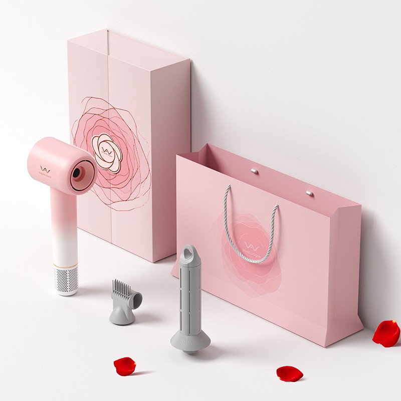 Vivid&Vogue VAV-818C-SE 3 in 1 Ionic Hair Dryer Curler Straightener Set Professional Salon Dropshipping Medium