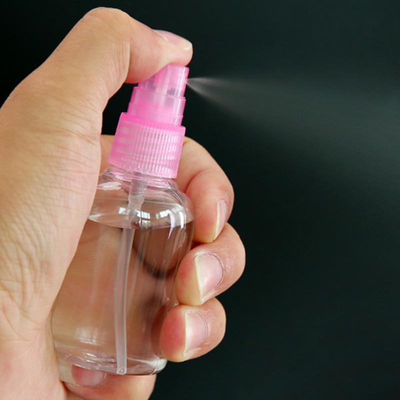 PET Portable Cosmetics Package Oil Serum Perfume Transparent Empty Bottle 30 ml 50ml 100ml Plastic Spray Bottles for Liquid