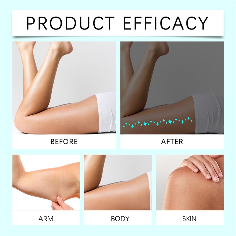 Zephoco 2pcs Unique Blue Light Night Glow Effect Stunning Makeup Hiding Body Moon Trace Luminous Tattoo Waterproof Sticker