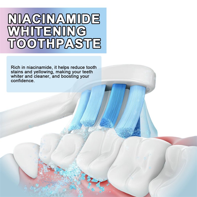 Jaysuing 100g Niacinamide Whitening Toothpaste Teeth Stain Bad Breath Reducing Professional Nicotinamide Toothpaste for Sale