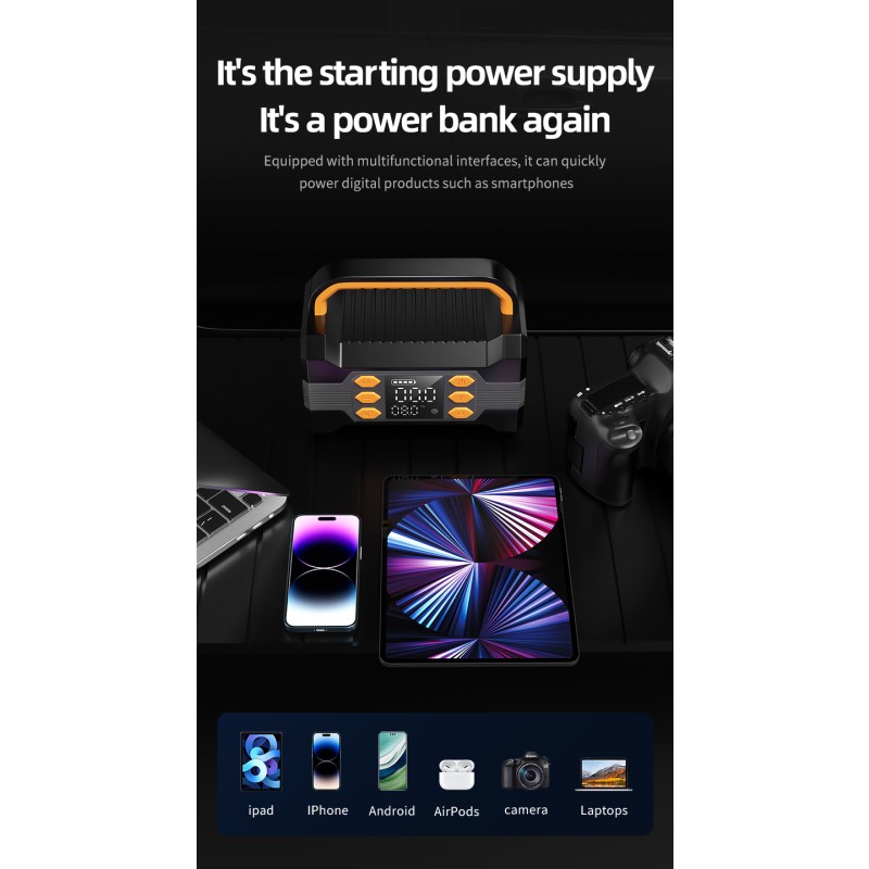 Jump Starter Manufacturer - 20000mAh Pumping Booster