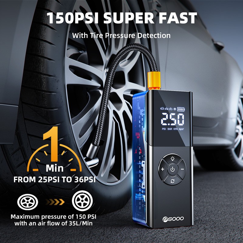 Car Inflator Factory - OEM Multifunctional Truck 150PSI