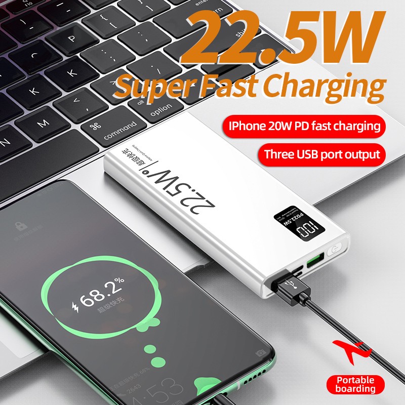Portable Charger Factory - OEM PD22.5W 10000mAh Thin