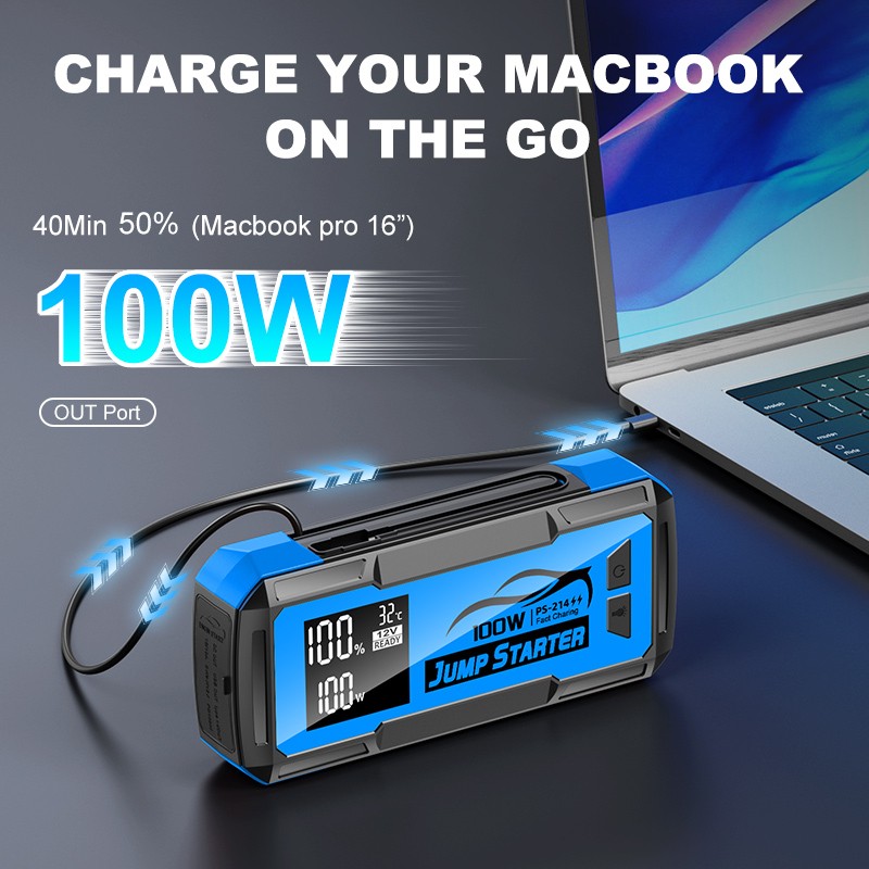 Car Booster Manufacturer - OEM 8000A Retractable Cables