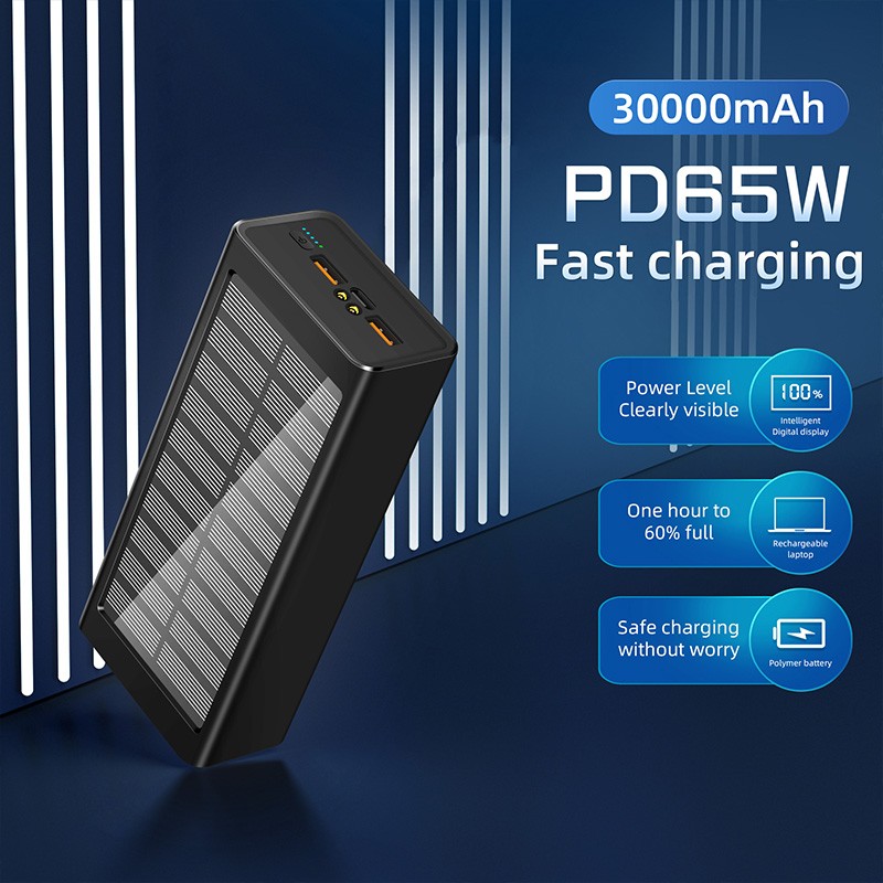 Power Bank Factory - OEM PD65W 20000mAh Solar Charger