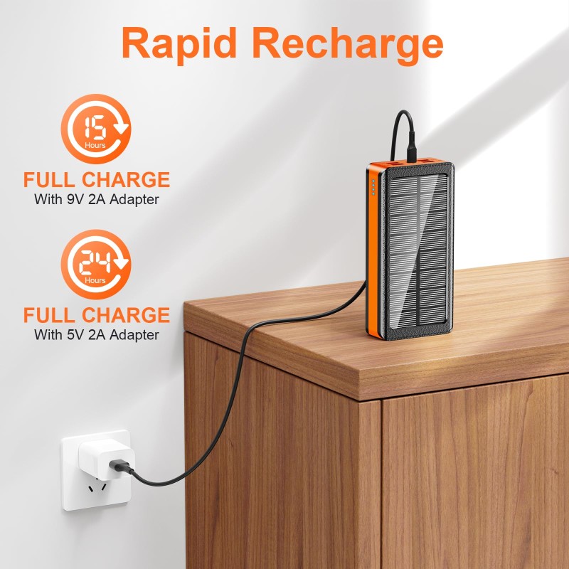 Solar Charger Manufacturer - OEM PD22.5W 50000mAh Tablet