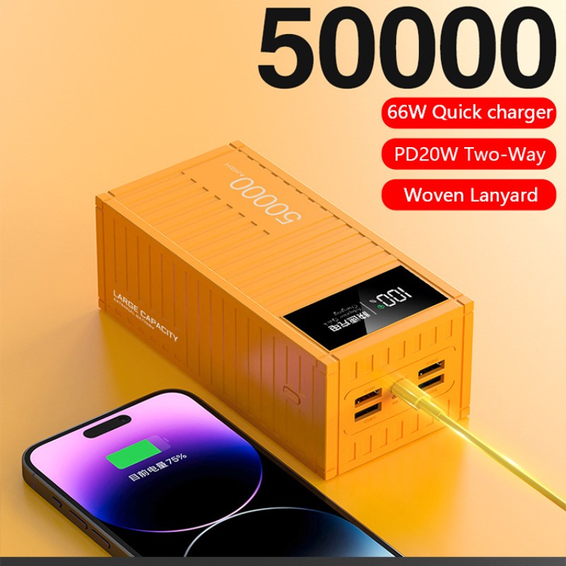 Power Bank Manufacturer - OEM 66W 50000mAh LED Display